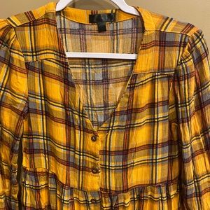 SOLD - Small size mustard yellow dress